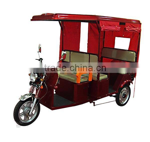 Electric tricycle rickshaw with fiber roof for Indian market ( TRI-8 )