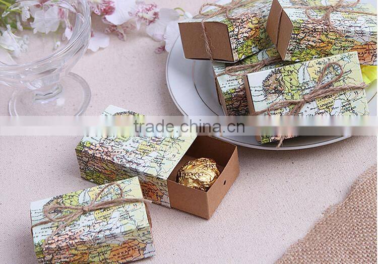 Wholesale favour boxes Wedding Favour paper Material chocolate gift box