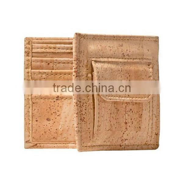 2016 Boshiho men's cork wallet Wallet Coins Holder