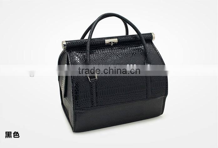 Soft cosmetic case - soft cometic bag- Leather Beauty Cosmetic Makeup Vanity Case