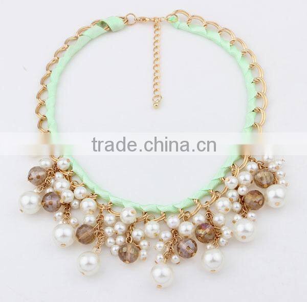 Top Quality Pearl Choker Collar Vintage Pendant Statement Necklace Women Necklaces & Pendants Fashion Necklaces for Women 2014