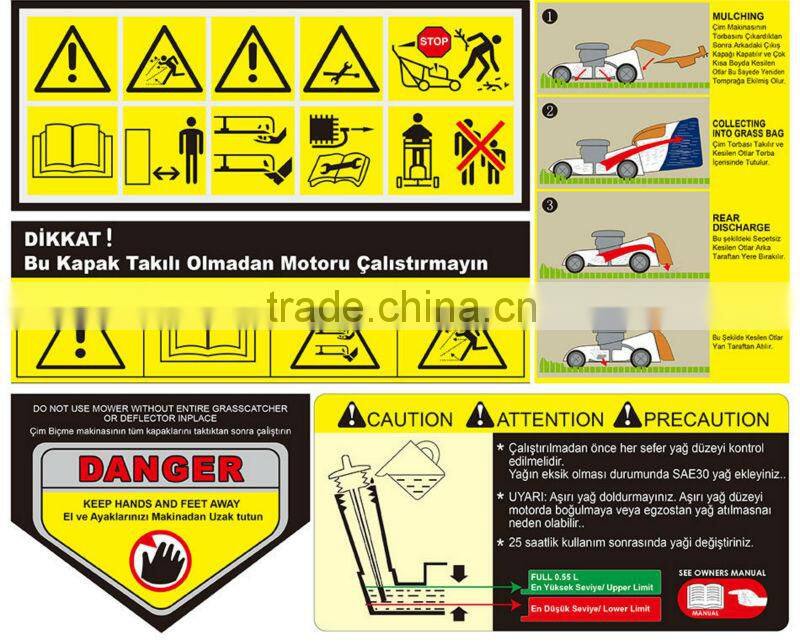 New 2013 Germany Imported Gasoline Lawn Mover