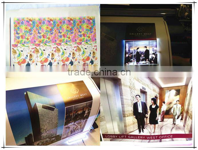 Large Format LED UVW Inkjet Printing machine for Printing on Textile/Leather / PU , CMYK+White Ink
