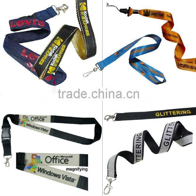 fashion decorative custom printed retractable id badge string key holder