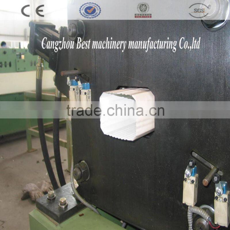 Omega profile rain tube equipment &bending machine best