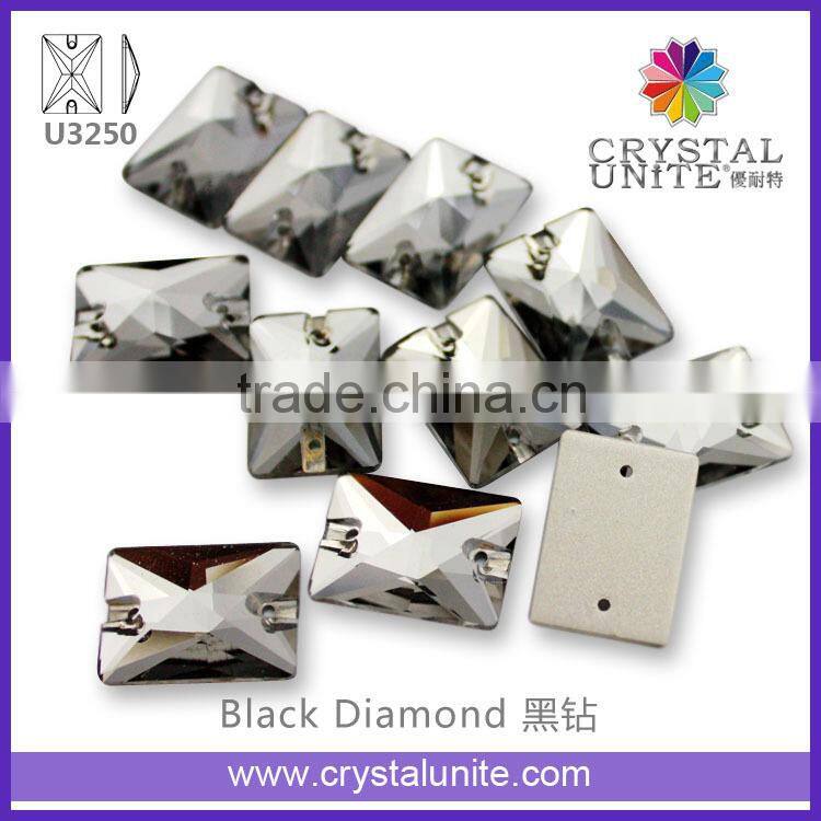 Rectangle Crystal Sew-on Stones for Garment Dress Accessories