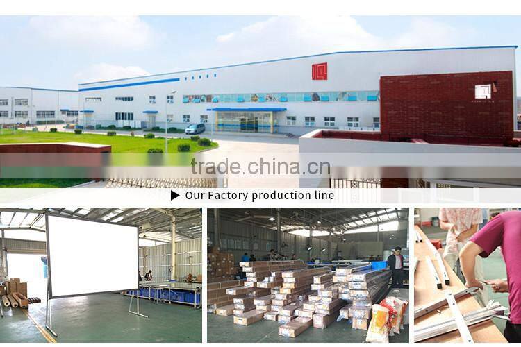 200 inch 4:3 fast foldable screen /3D rear & front projection screen fabric