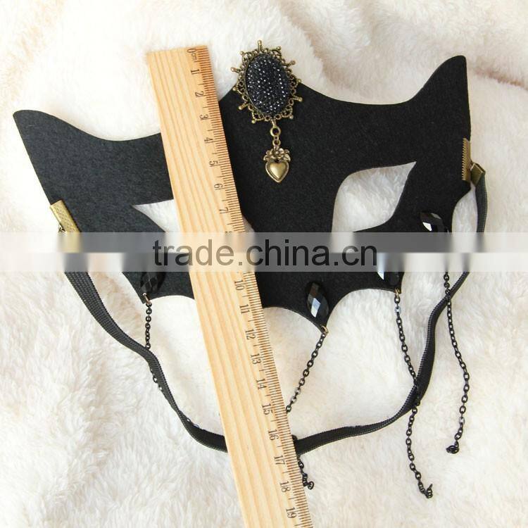 MYLOVE Non-woven black bat mask for party factory design MLMJ28