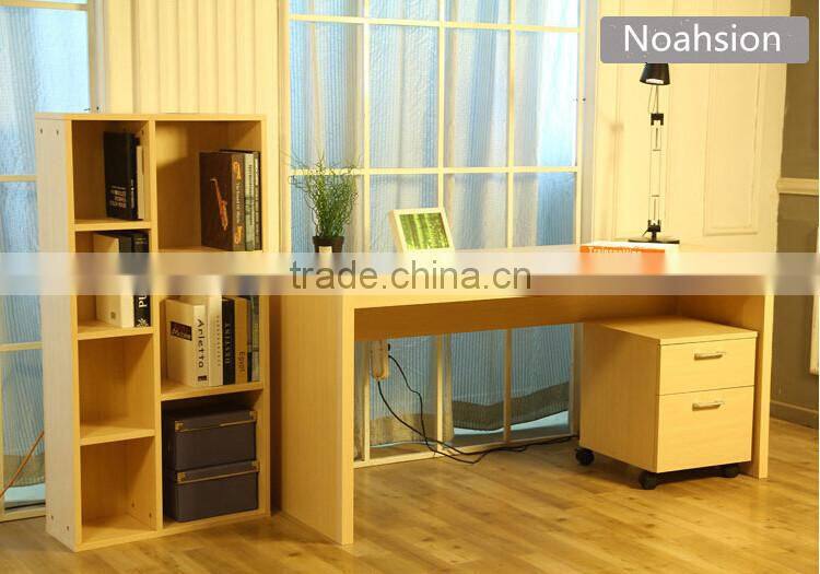 55 High quality wooden computer table with shelf for promotion