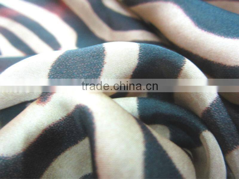 100 Polyester designer fabric digital printed chiffon fabric for women dress fabric