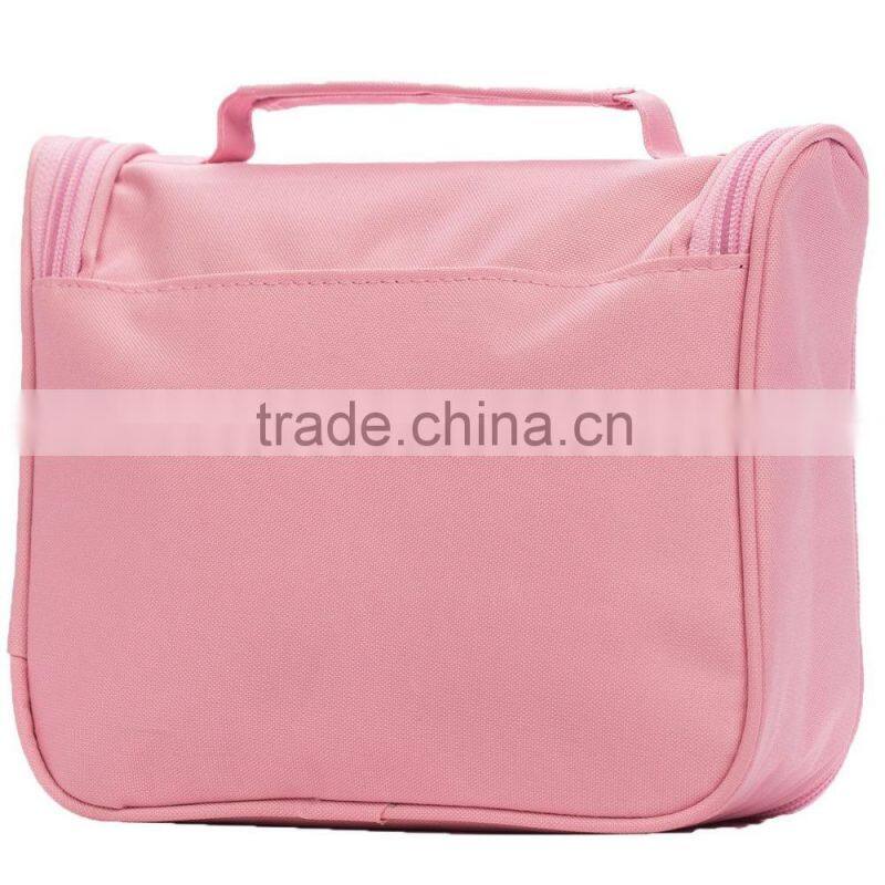 China mesh makeup bag double open