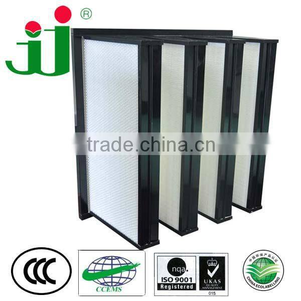 ISO CE SGS JOWELL&Hepa v-bank air filter