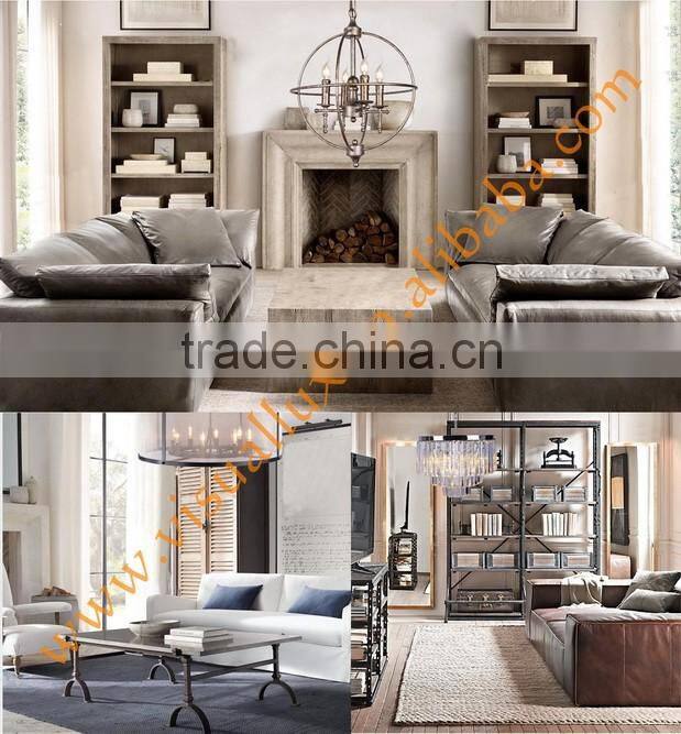 Classic Leave Chandelier Lamp IC4061-6WH Antique Furniture Ceiling Lighting Chandelier Light