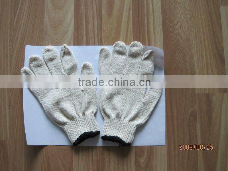 360g Knitted Cotton Seamless Glove for Gardening/rigger style