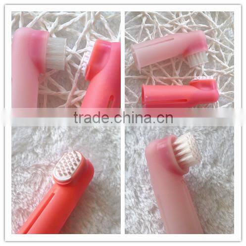 China factory sell finger toothbrush for pets
