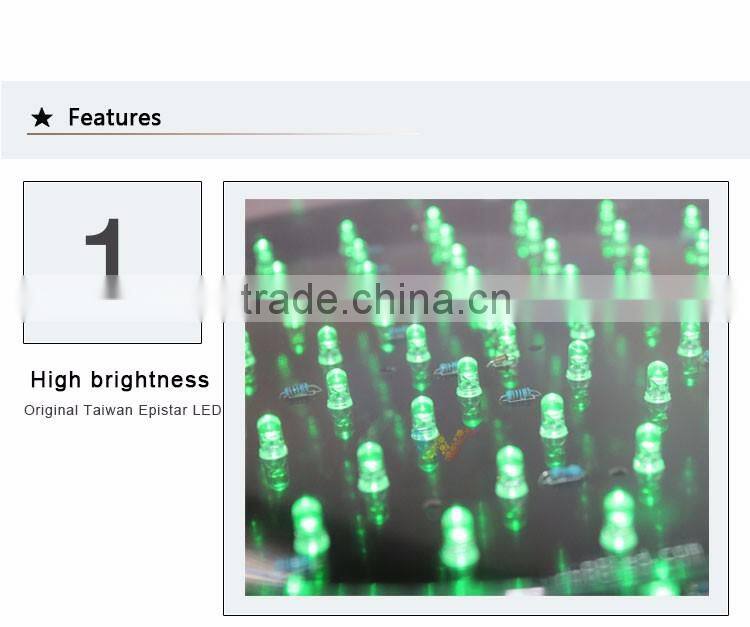Waterproof Taiwan Epistar LED 300mm green lampwick led traffic light
