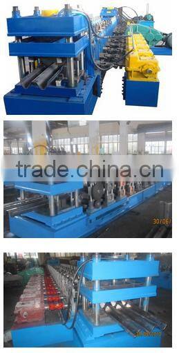 Easy-operated metal Wave Highway Guardrail Cold roll forming machine