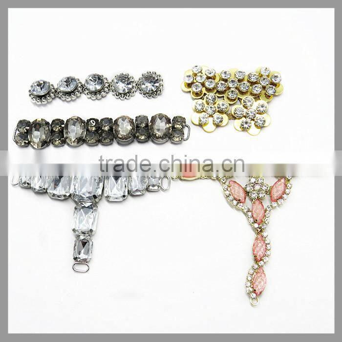 Fashion Sandals Crystal Chain High Heels Shoes Decoration For Shoes