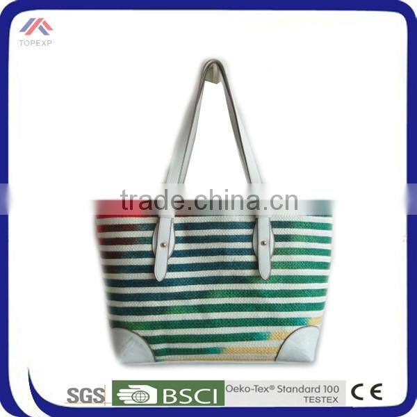 Printed Straw Bag Tote Straw Bag