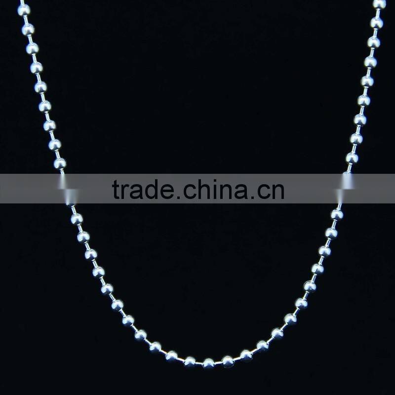 Stainless steel ball chains necklace