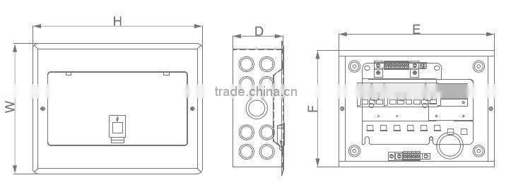 CMPS series metal distribution box