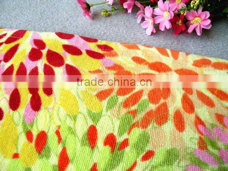 Kitchen towel reactive printed wholesale cotton tea towel fabric