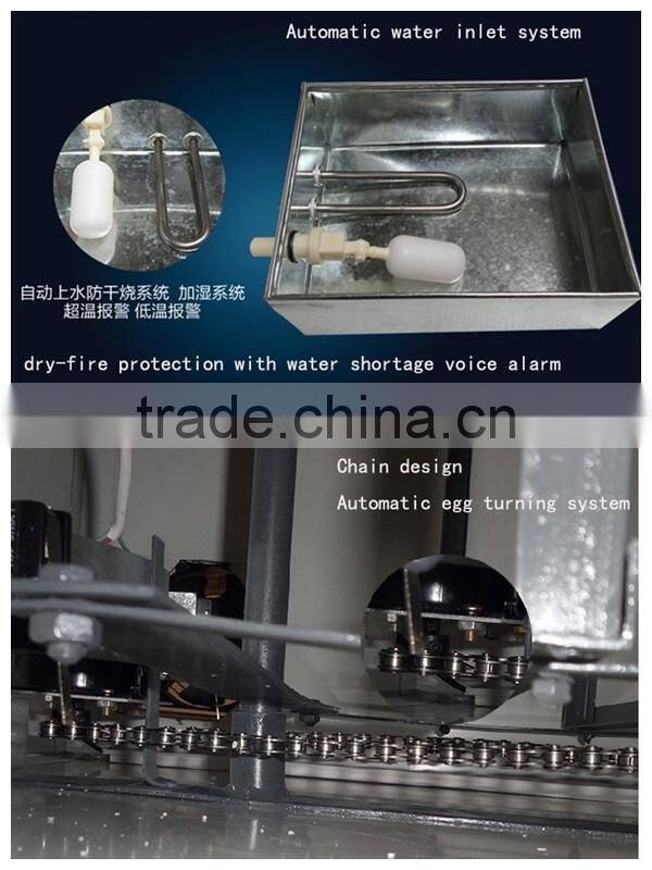High Quality full automatic chicken/goose egg incubator and hatcher