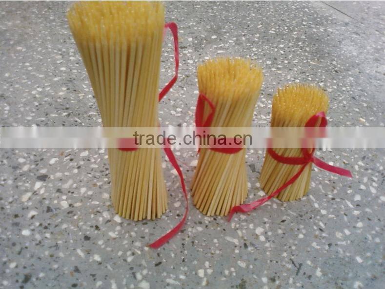 HY Factory Wholesale Natural BBQ Use 3.5mm*25cm bamboo skewers or bamboo sticks
