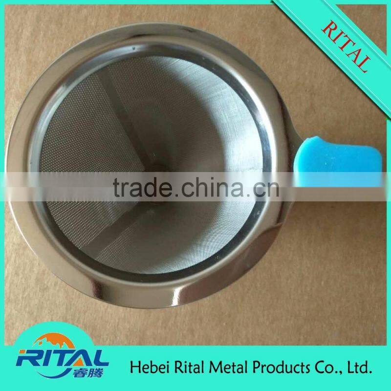 Stainless Steel Cone Coffee Filter Maker Dripper with Holder