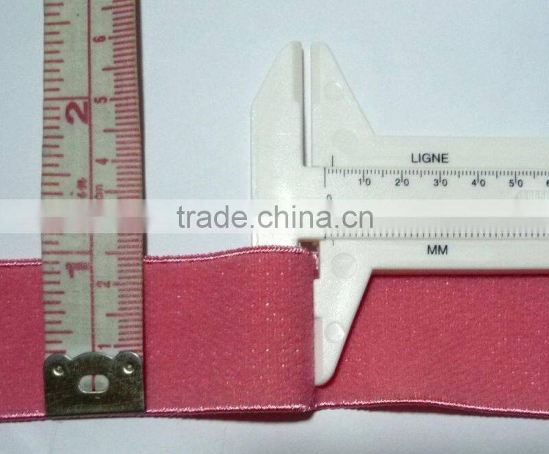 Coral Red/ Red/ Orchid / White/ Black ect Felt Surface Elastic Band