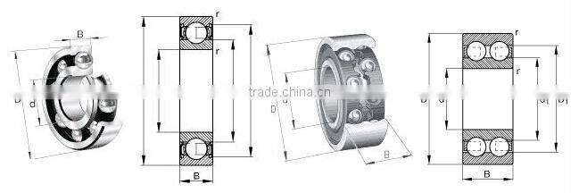 Deep groove ball bearing 6209 6209 z 6209 zz 6209 rs 6209 2rs , size 45X85X19 mm
