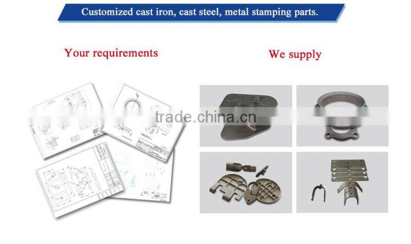 Top quality casting stainless steel customized parts