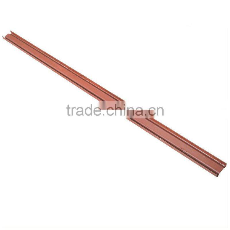 serrated slats for harvester