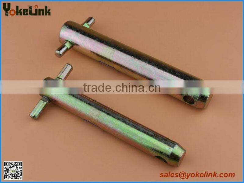 Clevis roll pin for tractor accessories