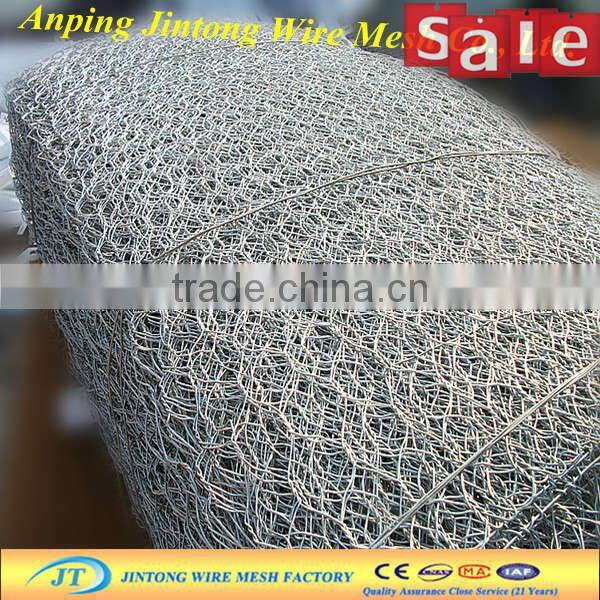 hexagonal hole shape gabion box for river bank (100% professional manufacturer)