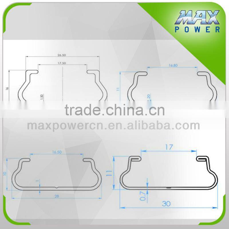 Zinc-plated bending Steel Spring Lock Base