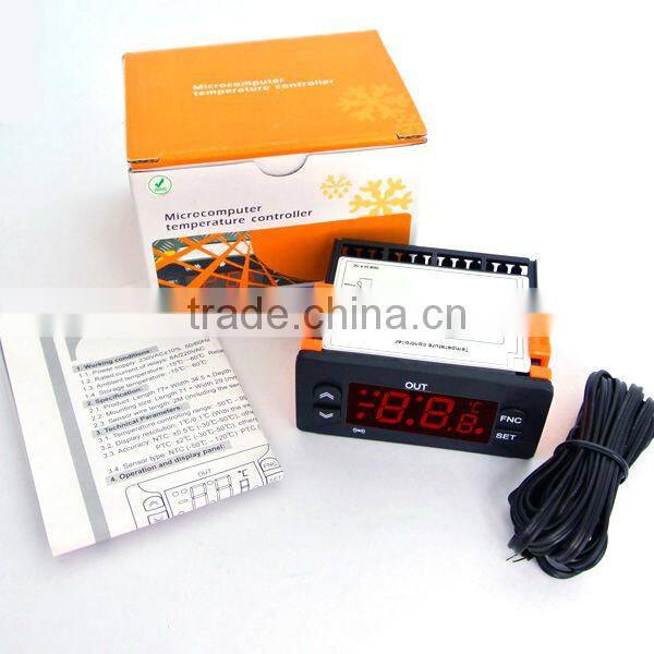 Mini Digital Microcomputer Temperature Controller -50 degree C ~ 99 degree C Range + 2M Wire Length Sensor