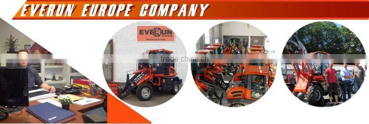 Everun Er20 Articulated Small Wheel Loader with Snow Blade