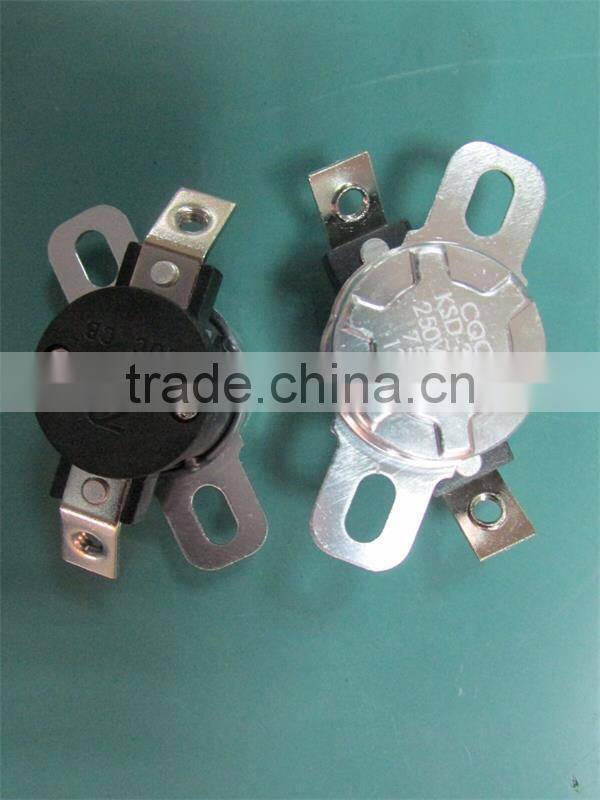 4PIN 2Poles Temperature Control KSD306 55~180 Degree NO/NC 10/15A 250VAC Circuit Breaker