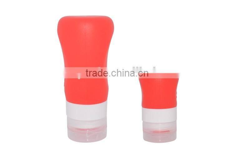 custom silicone travel bottle with big mouth MP4407