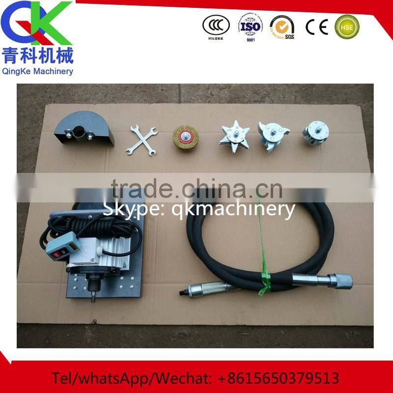 Electric ship deck derusting machine