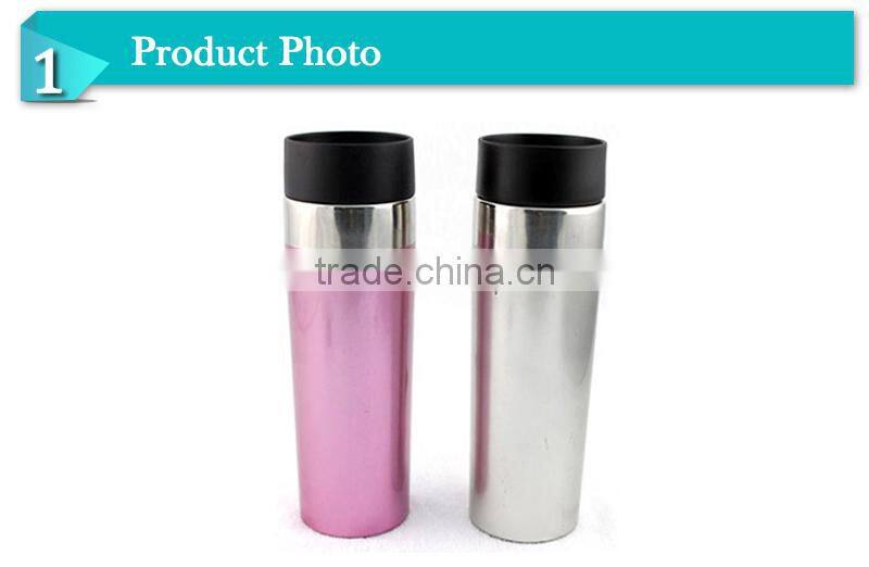 Hot sale double wall water bottle ,travel water picnic drinking mug