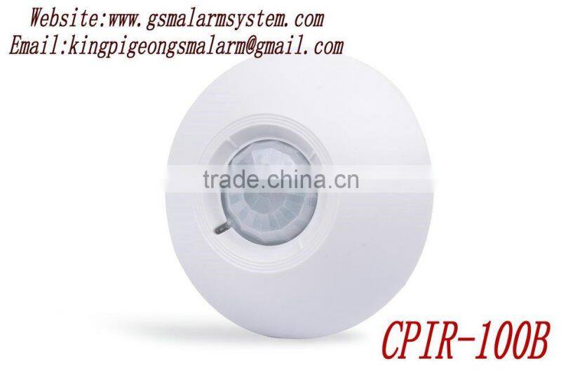 433.92Mhz wireless CEILING CPIR Sensor auto detecting criminal indoor CPIR100B