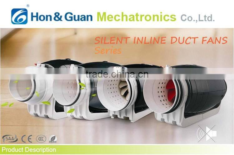 2017 new wholesale 8inch silent reversible inline duct exhaust fan (100mm 125mm 150mm 200mm)