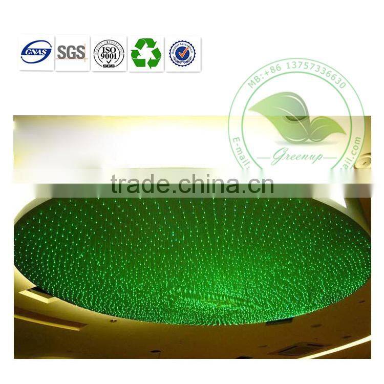 Green Galaxy PVC Stretch Film Ceiling Round Twinkling Ceiling Lamp
