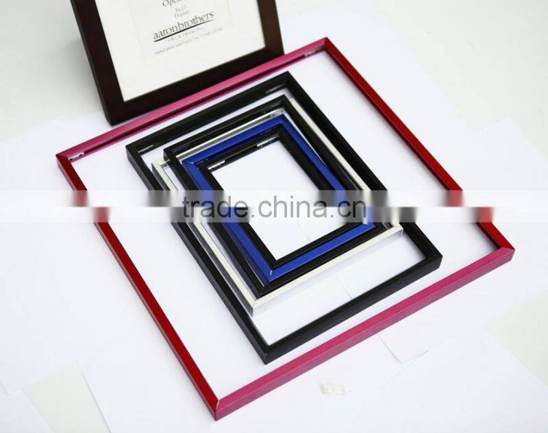Anodized color diffirent types custom aluminum latest photo frame