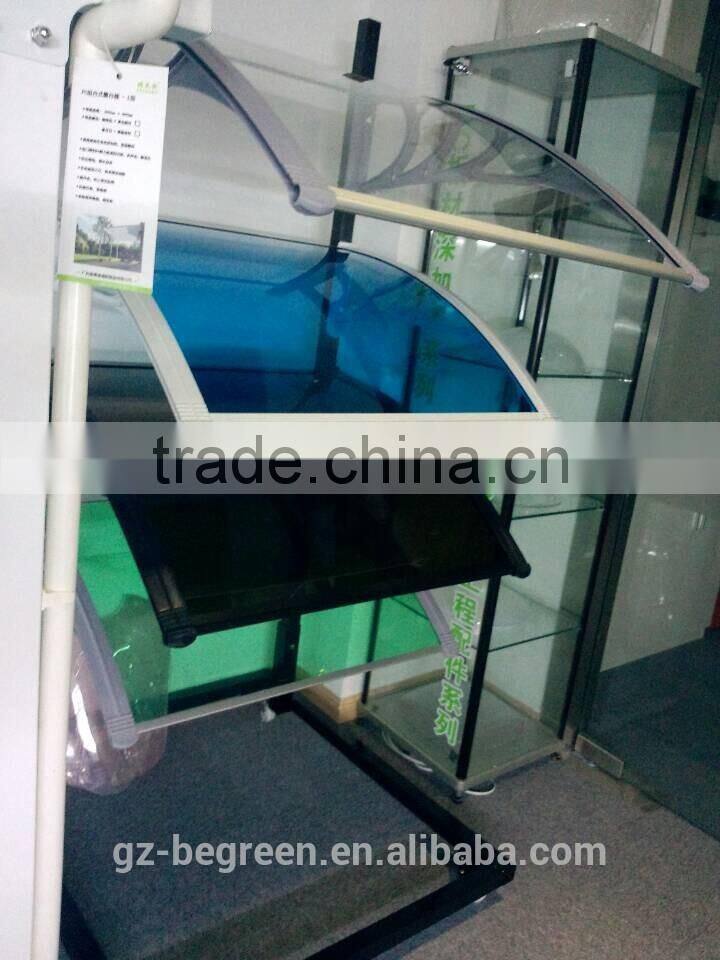 YP60200 23.6X78in clear polycarbonate(plastic bracket awning) NEW DIY door canopies For Front Door Patio Rain Cover