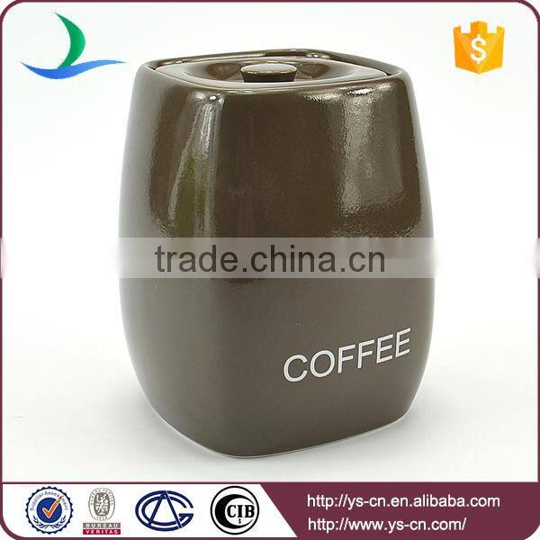 Wholesale ceramic coffee jars storage container