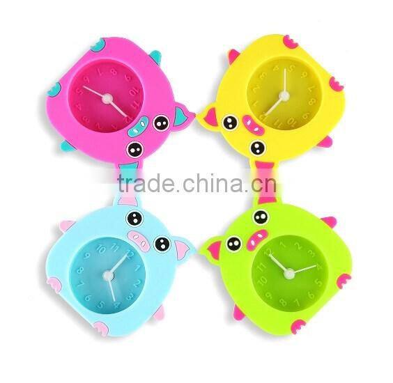 Pig Shape Silicone Alarm Clock