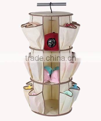 Multipocket hanging container Smart Carousel Organizer